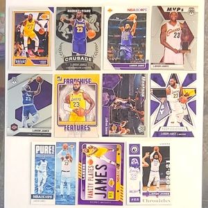 Lebron James Panini NBA Basketball Card Lot of 11